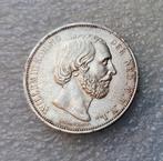 2½ Gulden 1868, Postzegels en Munten, Munten | Nederland, Koning Willem III, Verzenden, Zilver, Losse munt
