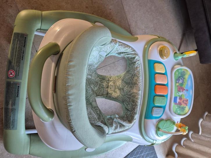 Topmark 2 in 1 baby loopstoel groen, Kinderen en Baby's, Speelgoed | Babyspeelgoed, Zo goed als nieuw, Overige typen, Met licht