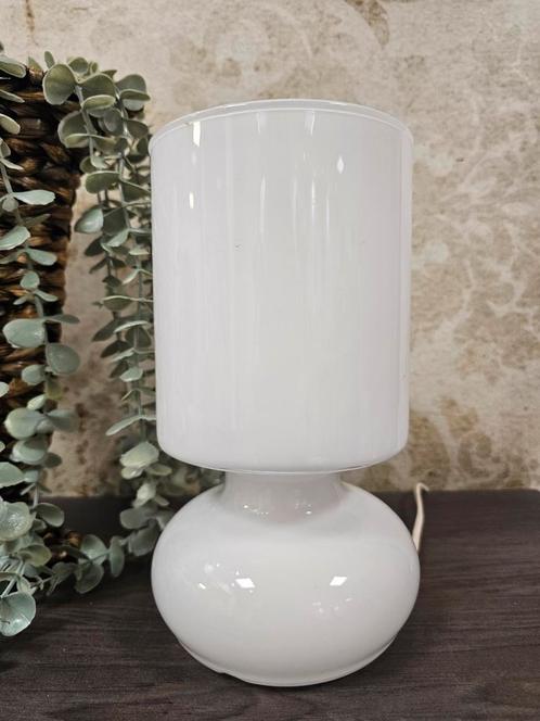 Ikea Lykta glazen mushroom lamp, Huis en Inrichting, Lampen | Tafellampen, Zo goed als nieuw, Minder dan 50 cm, Glas, Ophalen of Verzenden