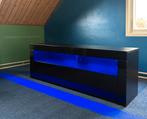 TV Game kast zwart glanzend led verlichting, Ophalen, Gebruikt, 25 tot 50 cm, Minder dan 100 cm