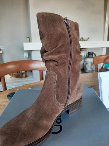 Nieuw Gabor suedeleren laarzen maat 39 whisky  beschikbaar voor biedingen