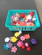 Knutselmateriaal: Pompons & Foam Bloemen, Hobby en Vrije tijd, Knutselen, Ophalen of Verzenden, Zo goed als nieuw, Materiaal