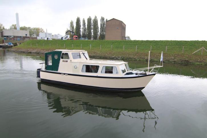 Ten Broeke Kruiser 820 evt. met ligplaats in Dordrecht, Watersport en Boten, Motorboten en Motorjachten, Gebruikt, Staal, 6 tot 9 meter