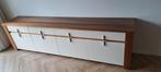 Notenhouten set met Gebruikerssporen, Huis en Inrichting, Ophalen, 200 cm of meer, Modern, 25 tot 50 cm