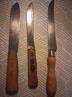 3 antieke messen slagerij, Antiek en Kunst, Ophalen of Verzenden