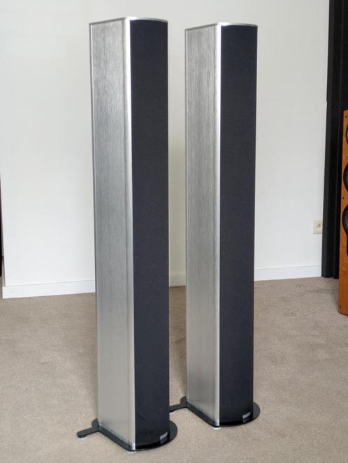 Piega P4 XL Aktiv/Active, ingebouwde versterker, €3500 nieuw, Audio, Tv en Foto, Luidsprekers, Gebruikt, Front, Rear of Stereo speakers