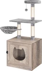 Kattenmeubel-Krabpaal voor Katten-Grijs - 52x128x45cm, Dieren en Toebehoren, Ophalen of Verzenden, Nieuw, Krabpaal