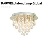 Karwei plafond lamp Global, Metaal, Zo goed als nieuw, Ophalen