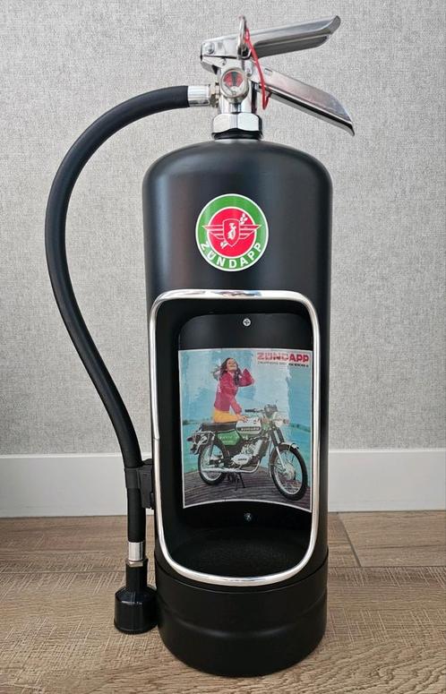 Mooie ZÜNDAPP brandblusser met ledverlichting, Verzamelen, Merken en Reclamevoorwerpen, Nieuw, Lichtbak of (neon) lamp, Ophalen of Verzenden