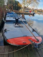 Schuit 12 meter Westlander praam, Watersport en Boten, Ophalen, Gebruikt, Staal, Binnenboordmotor