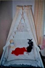 Hemeltje Inclusief steun. Geel met schaapjes., Ophalen of Verzenden, Gebruikt, Ledikant