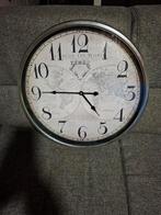 Wandklok met Wereldkaart Design - 50cm, Ophalen, Gebruikt, Analoog, Wandklok