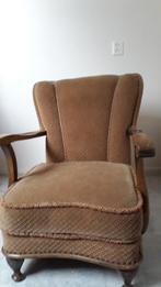 Twee vintage oorfauteuils in retrostijl, Antiek en Kunst, Ophalen