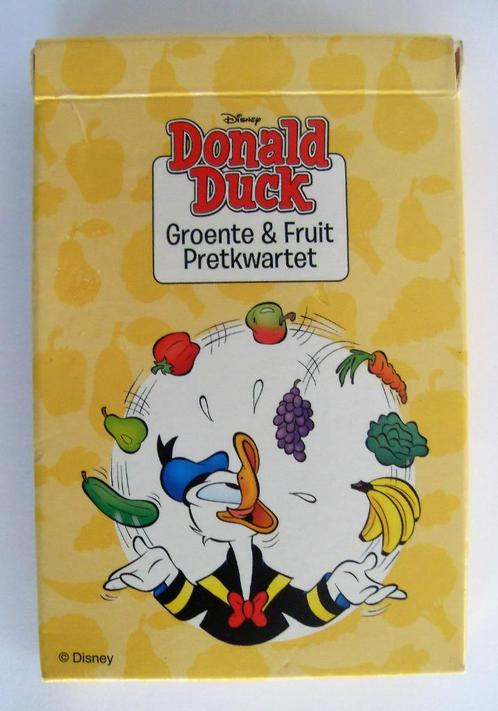 Donald Duck Kwartetspel Disney Jumbo, Verzamelen, Speelkaarten, Jokers en Kwartetten, Zo goed als nieuw, Kwartet(ten), Ophalen of Verzenden