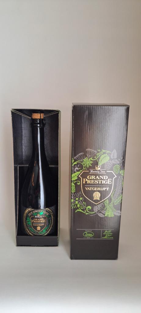 Hertog Jan Grand Prestige – Vatgerijpt Jenever (Zuidam) 2019, Verzamelen, Biermerken, Zo goed als nieuw, Flesje(s), Hertog Jan