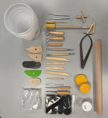 Keramiek Gereedschap Set - Zo Goed Als Nieuw! beschikbaar voor biedingen