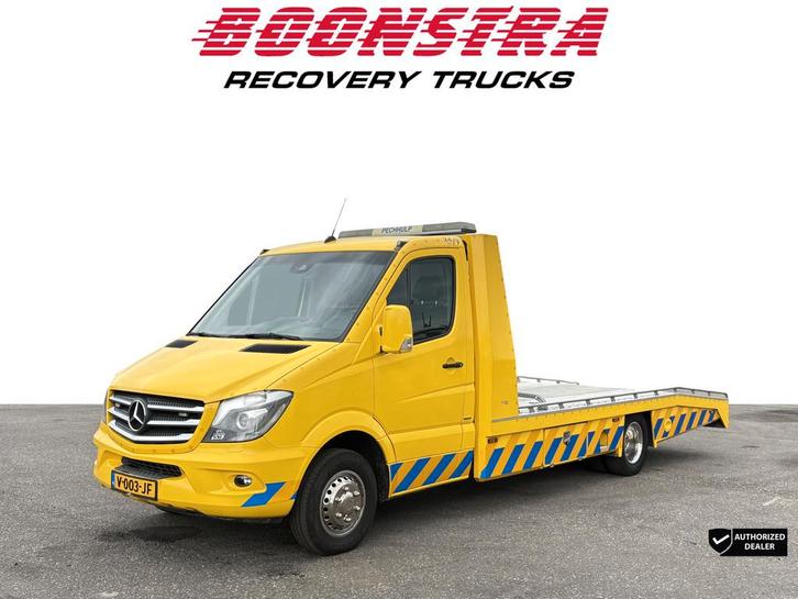 Mercedes-Benz Sprinter 519 V6 Tijhof Winde Euro 6 autotransp, Auto's, Bestelauto's, Bedrijf, Te koop, ABS, Airconditioning, Alarm