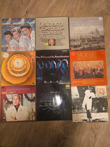 9x Vinyl LPs – Stevie Wonder, Tom Petty, Bach, Mozart, John  beschikbaar voor biedingen