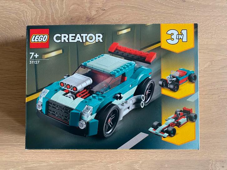 Lego Creator Straatracer 3 in 1 set, Kinderen en Baby's, Speelgoed | Duplo en Lego, Zo goed als nieuw, Lego, Complete set, Ophalen of Verzenden