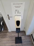 Desinfectie paal, Ophalen