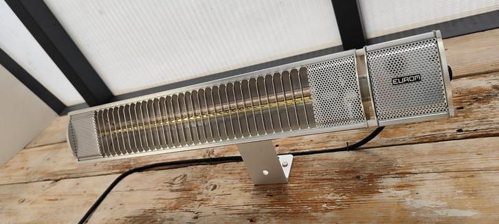 Eurom terrasverwarmer Wandmontage Eurom Golden 2200 Comfort., Tuin en Terras, Terrasverwarmers, Gebruikt, Elektrisch, Wand, Waterbestendig