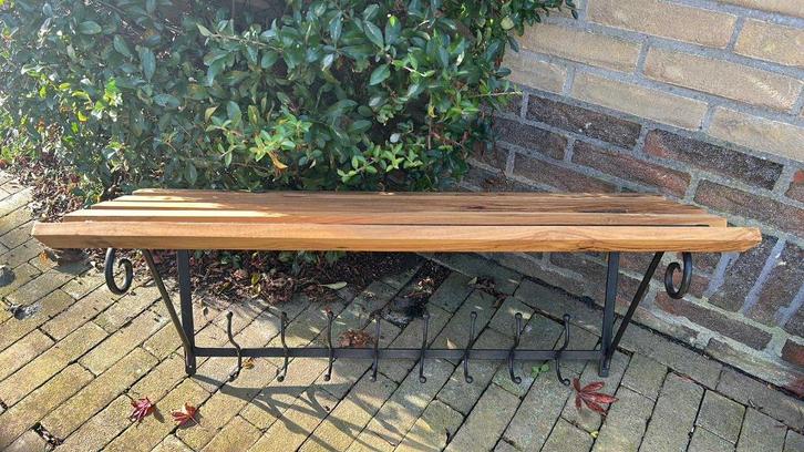 Brocante kapstok, Huis en Inrichting, Woonaccessoires | Kapstokken, Gebruikt, Wandkapstok, Minder dan 100 cm, Metaal, Ophalen