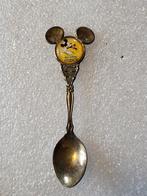 Walt Disney Studios Mickey Mouse Thee lepel zilver, Ophalen of Verzenden, Mickey Mouse, Gebruikt, Beeldje of Figuurtje