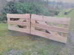 Boeren landhek 4 meter met 2 palen en beslag, Ophalen, Nieuw, Hout, Overige typen