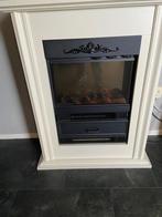 Brocante sfeer haard. Elektrisch met houten ombouw., Huis en Inrichting, Haarden, Ophalen, Zo goed als nieuw, Vrijstaande haard