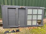 Oude houten schuifdeur, Ophalen, Gebruikt, Binnendeur, Schuifdeur