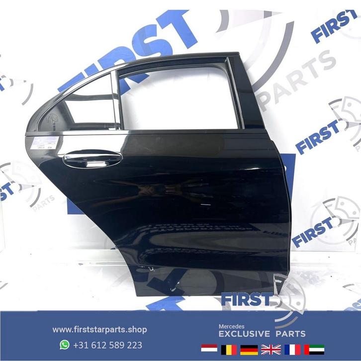 W205 DEUR RECHTSACHTER C Klasse COMPLEET PORTIER RECHTS ACHT, Auto-onderdelen, Carrosserie en Plaatwerk, Deur, Mercedes-Benz, Achter