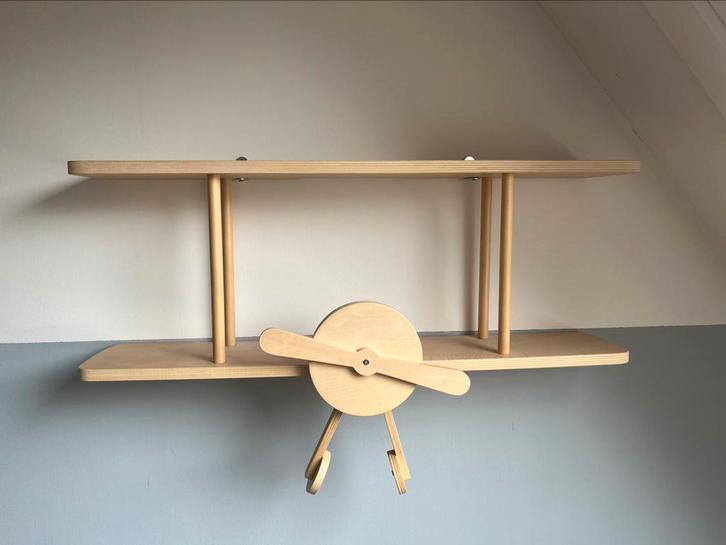 Petit Amelie wandrek vliegtuig als nieuw, Kinderen en Baby's, Kinderkamer | Inrichting en Decoratie, Zo goed als nieuw, Wanddecoratie