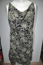 DD8 Cortefiel essentials maat 48 Jurk Zwart beige, Cortefiel, Ophalen of Verzenden, Zo goed als nieuw, Jurk