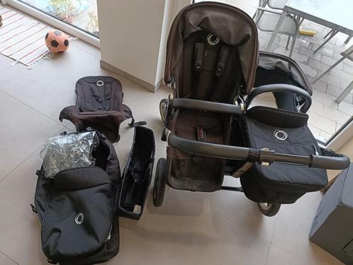 Bugaboo duo tweelingbuggy, Kinderen en Baby's, Kinderwagens en Combinaties, Gebruikt, Combiwagen, Bugaboo, Duowagen, Luchtbanden