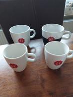 Douwe Egberts Koffiekopjes - 4 stuks, Huis en Inrichting, Keuken | Servies, Ophalen, Gebruikt, Keramiek, Overige stijlen