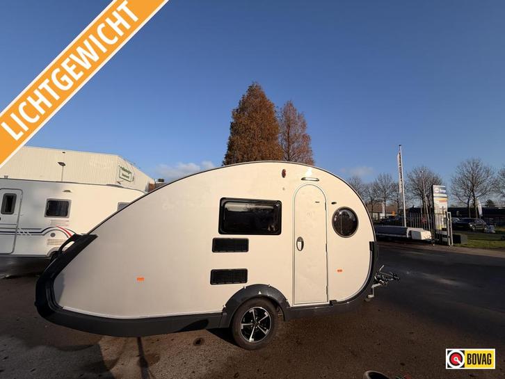 T@B 400 +Fietsendrager+luifel, Caravans en Kamperen, Caravans, Bedrijf, tot en met 3, 750 - 1000 kg, Treinzit, T@b, Dwarsbed, Overige typen