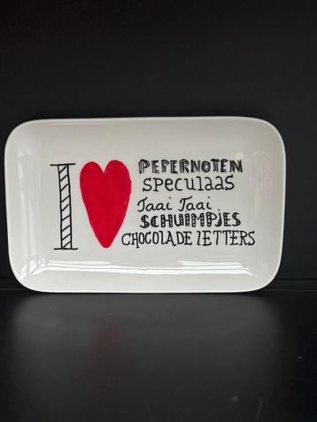 Servies handbeschilderd, uniek, voor het goede doel beschikbaar voor biedingen