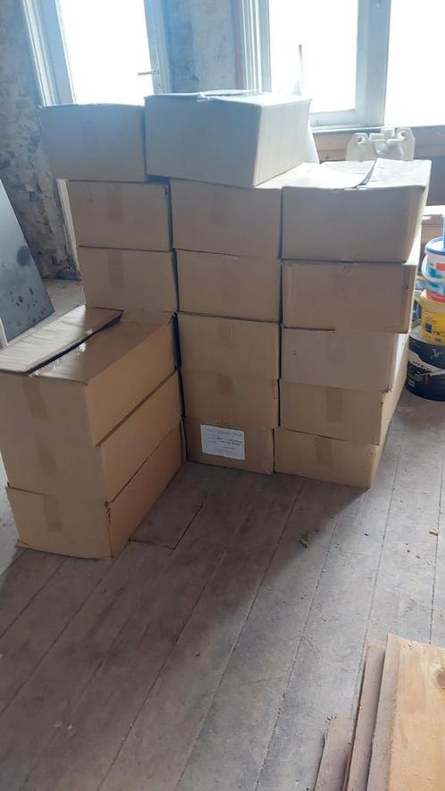 Eiken Visgraat Vloerdelen - Nieuw in Doos 31m2, Doe-het-zelf en Verbouw, Vloerdelen en Plavuizen, Nieuw, Vloerdelen of -planken