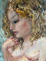 Rubensiaanse Naakt door Tatjana B. - Rotterdam Expositie, Ophalen of Verzenden, Zo goed als nieuw, Schilder- en Tekenkunst