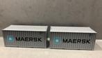 2 x Maersk Tekno container 20ft, Ophalen of Verzenden, Gebruikt, Bus of Vrachtwagen, Tekno