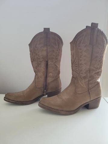 Cowboy/Biker Laarzen Maat 38 beschikbaar voor biedingen