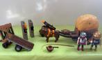 Ossenwagen, ridders, wapens, handkar en meer Playmobil, Ophalen, Zo goed als nieuw