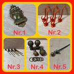 028. Deurklopper / glasplaat dragers / kapstokhaken, Ophalen of Verzenden