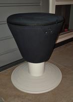 Vintage IKEA Kruk - In Hoogte Verstelbaar, Ophalen, Stof, Gebruikt, Zwart