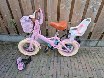  Supersuper Little Miss meisjesfiets 12 inch met zijwieltjes beschikbaar voor biedingen
