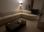 Crème hoekbank, zo goed als nieuw - 4.20 x 2.80m, Huis en Inrichting, Banken | Bankstellen, Ophalen, Hoekbank, 300 cm of meer