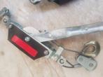 2x Staaldraadtakel Lier takel auto boot krik strop handratel, Verzenden, Zo goed als nieuw, Handmatig