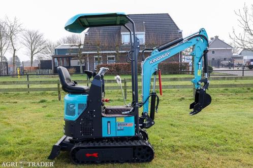 NIEUW Minigraafmachine BAGGER PRO1000 joystick KINGWAY, Zakelijke goederen, Machines en Bouw | Kranen en Graafmachines, Graafmachine