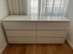 Ikea Malm ladekast in wit met 6 lades te koop, Huis en Inrichting, 150 tot 200 cm, 5 laden of meer, Minder dan 100 cm, 25 tot 50 cm