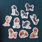 Cavalier King Charles Spaniël stickers handgemaakt, Ophalen of Verzenden, Nieuw, Meerdere stickers
